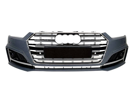 Передній бампер ( в стилі S5 ) V2 на Audi A5 B9 2016-2020 року, фото 1