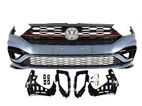 Передній бампер ( стиль GLI ) V1 на Volkswagen Jetta 2018-2021 року
