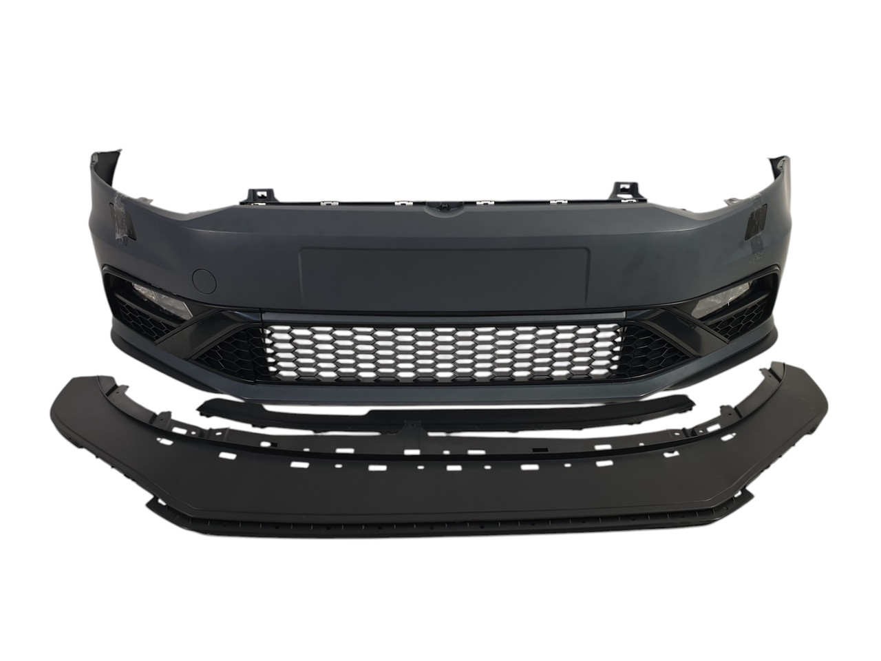 Передній бампер ( дизайн GTI ) на Volkswagen Polo 2009-2017 року
