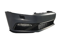 Передній бампер ( дизайн GTI ) на Volkswagen Polo 2009-2017 року, фото 2