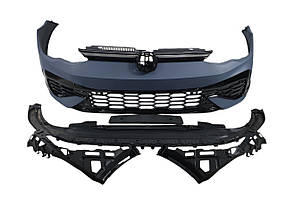 Передній бампер ( стиль GTI Club Sport ) на Volkswagen Golf VIII 2020-2024 року