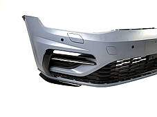 Передній бампер ( дизайн R-Line ) на Volkswagen Golf VII 2017-2020 року, фото 2