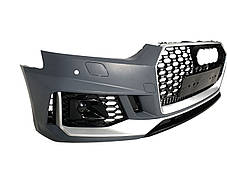 Передній бампер ( стиль RS5 ) V4 на Audi A5 B9 2016-2020 року, фото 2