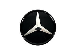 Логотипи Chrome Black скляний ( муляж дистроніка ) на мерседес GLS-клас X166 2015-2019 року