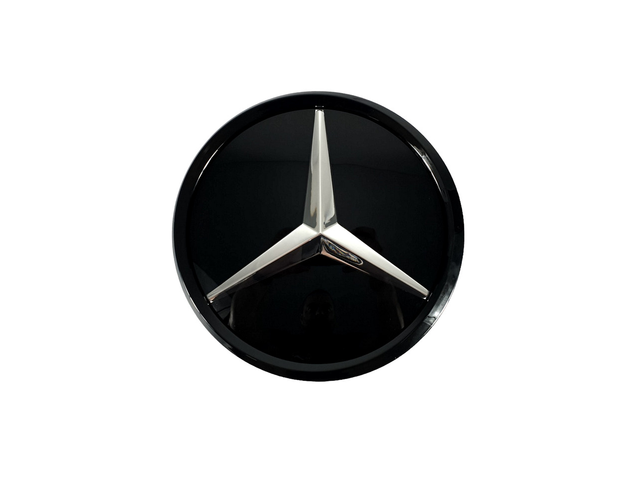 Логотипи Chrome Black скляний ( муляж дистроніка ) на мерседес V-клас W447 2014-2019 року