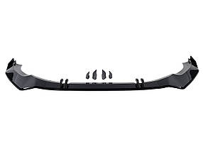 Губа ( переднього бампера ) Full Black ( звичайний бампер ) на Audi A5 B9 2020-2023 року