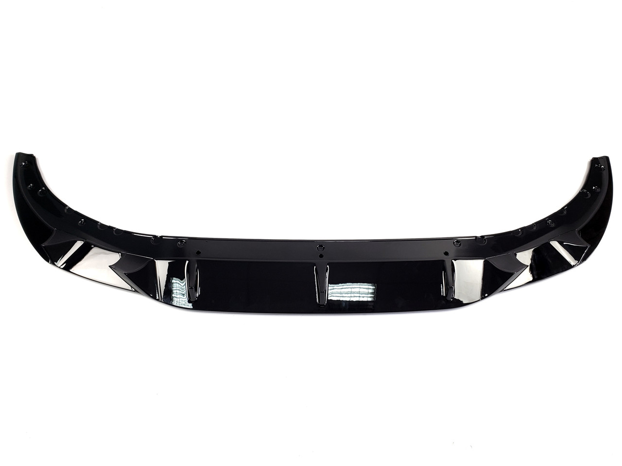 Губа ( переднього бампера ) Чорний глянець V1 на бмв 7 Series G11 / G12 2019-2023 року