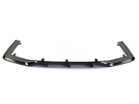 Дифузор ( заднього бампера ) Чорний глянець ( Rock style ) на бмв 7 Series G11 / G12 2019-2023 року, фото 1