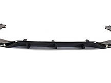 Дифузор ( заднього бампера ) Чорний глянець ( Rock style ) на бмв 7 Series G11 / G12 2019-2023 року, фото 4