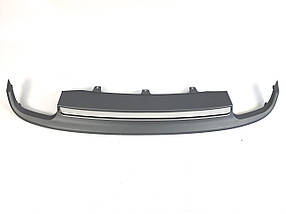 Дифузор ( заднього бампера ) Silver ( в стилі S7 ) 00-00 на Audi A7 4G 2010-2014 року