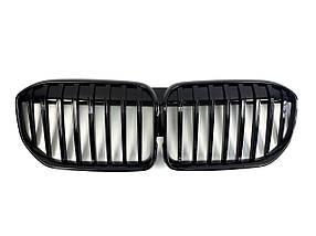Решітка радіатора Чорний глянець ( 1 BAR ) на бмв 7 Series G11 / G12 2019-2023 року