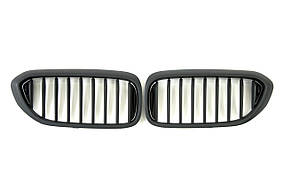 Решітка радіатора Чорний мат ( 1 Bar ) на бмв 5 Series G30 / G31 2017-2020 року