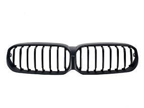 Решітка радіатора Чорний мат ( 1 Bar ) на бмв 5 Series G30 / G31 2020-2023 року