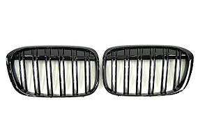 Решітка радіатора Чорний глянець ( Подвійні M-Look ) на бмв X1 F48 2015-2019 року