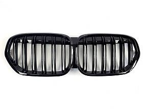 Решітка радіатора Чорний глянець ( Подвійні M-Look ) на бмв X1 F48 2019-2022 року