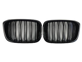 Ніздрі Чорний глянець ( Подвійні M-Look ) на бмв X3 G01 2018-2022 року
