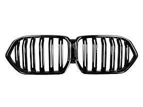 Ніздрі Чорний глянець ( Подвійні M-Look ) на бмв X6 G06 2019-2022 року