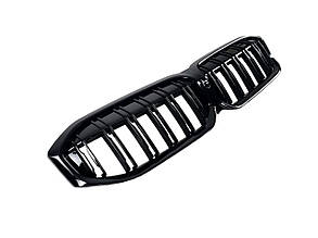 Решітка радіатора Чорний глянець ( Подвійні M-Look ) на бмв 3 Series G20 / G21 2022-2024 року, фото 3