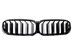 Решітка радіатора Чорний глянець ( Подвійні M-Look ) на бмв 5 Series G30 / G31 2020-2023 року