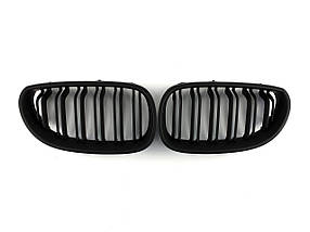 Решітка радіатора Чорний мат ( Подвійні M-Look ) на бмв 5 Series E60 / E61 2003-2010 року