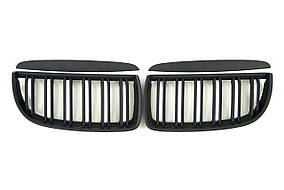 Решітка радіатора Чорний мат ( Подвійні M-Look ) на бмв 3 Series E90 / E91 2005-2008 року