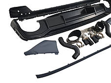 Дифузор ( заднього бампера ) ( стиль RS ) на Audi Q3 83A 2018-2023 року, фото 2