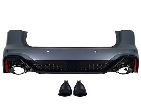 Задній бампер ( в стилі RS6 Avant ) на Audi A6 C8 2018-2023 року, фото 1