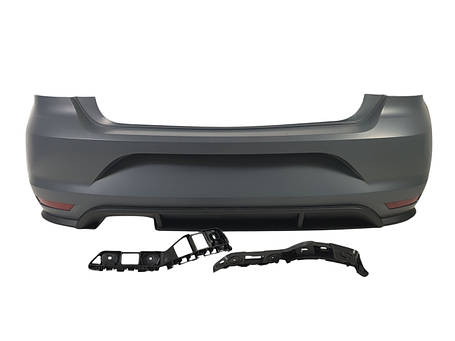 Задній бампер ( дизайн GTI ) на Volkswagen Polo 2009-2017 року, фото 1