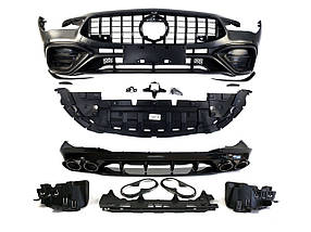 Комплект обвісів ( стиль CLA45 AMG ) Body Kit на мерседес CLA-клас C118 2019-2022 року