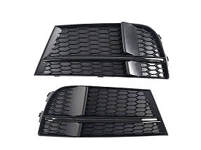 Решітки в бампер Full Black ( в стилі S3 ) S-Line на Audi A3 8V 2016-2020 року