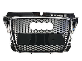 Решітка радіатора Chrome Black ( в стилі RS3 ) на Audi A3 8P 2008-2012 року