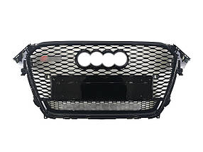 Решітка радіатора Full Black ( в стилі RS4 quattro ) на Audi A4 B8 2011-2015 року