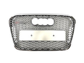 Решітка радіатора Silver Chrome ( в стилі RS6 ) на Audi A6 C7 2011-2014 року