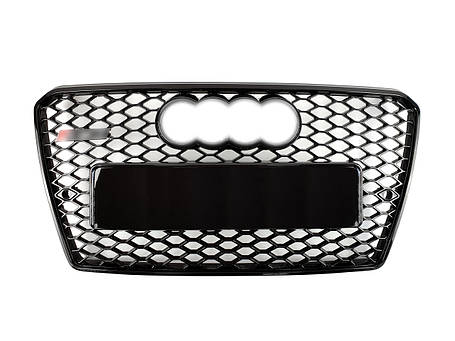 Решітка радіатора Full Black ( в стилі RS7 ) на Audi A7 4G 2010-2014 року, фото 1