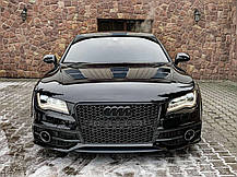 Решітка радіатора Full Black ( в стилі RS7 ) на Audi A7 4G 2010-2014 року, фото 5