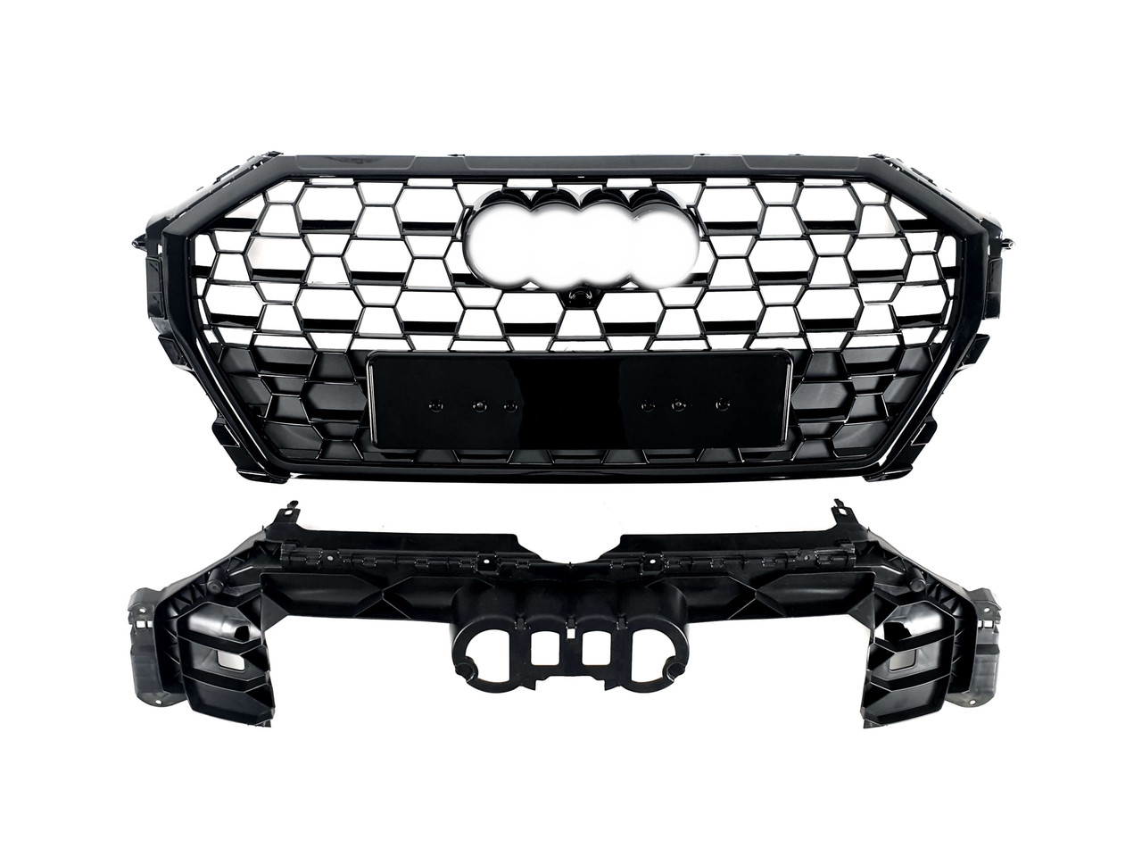 Решітка радіатора Full Black ( в стилі RSQ3 ) на Audi Q3 83A 2018-2023 року