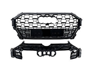 Решітка радіатора Full Black ( в стилі RSQ3 ) на Audi Q3 83A 2018-2023 року, фото 1