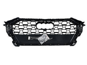 Решітка радіатора Full Black ( в стилі RSQ3 ) на Audi Q3 83A 2018-2023 року, фото 3