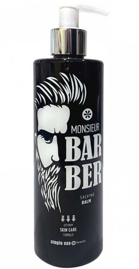 Лосьйон для догляду за чоловічим обличчям та бородою Monsieur Barber Prep Gel 300мл.
