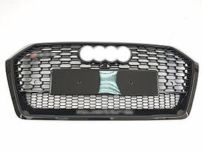 Решітка радіатора Full Black ( в стилі RSQ5 ) на Audi Q5 80A 2016-2020 року