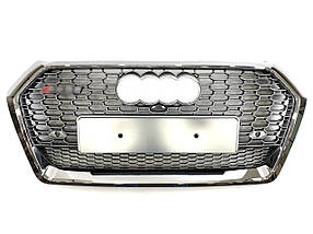 Решітка радіатора Silver Chrome ( в стилі RSQ5 ) на Audi Q5 80A 2016-2020 року