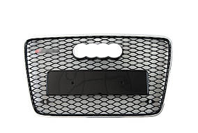Решітка радіатора Chrome Black ( в стилі RSQ7 ) на Audi Q7 4L 2005-2015 року