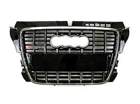 Решітка радіатора Chrome Black ( в стилі S3 ) на Audi A3 8P 2008-2012 року