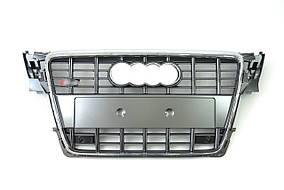 Решітка радіатора Silver Chrome ( в стилі S4 ) на Audi A4 B8 2007-2011 року