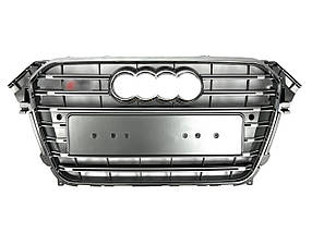 Решітка радіатора Silver Chrome ( в стилі S4 ) на Audi A4 B8 2011-2015 року