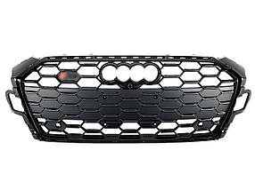 Решітка радіатора Full Black ( Gloss / Matte ) ( в стилі S5 ) на Audi A5 B9 2020-2023 року