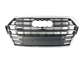 Решітка радіатора Silver Chrome ( в стилі SQ5 ) на Audi Q5 80A 2016-2020 року