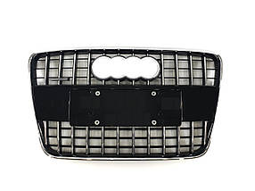 Решітка радіатора Chrome Black ( в стилі SQ7 ) на Audi Q7 4L 2005-2015 року
