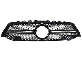 Решітка радіатора Black ( з місцем під камеру ) Diamond на мерседес A-клас W177 2018-2022 року