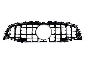 Решітка радіатора Full Black ( з місцем під камеру ) GT на мерседес CLA-клас C118 2019-2022 року